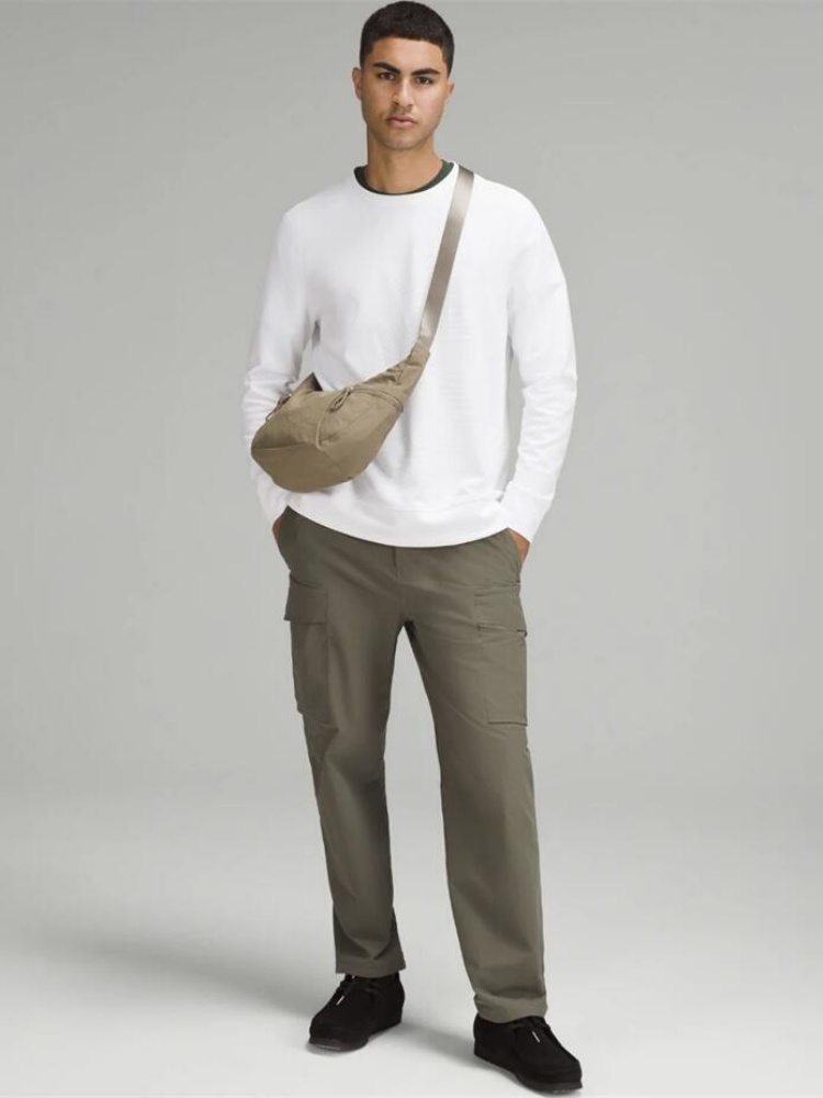 2025--Men and Women Cow Horn Design Dumpling Wrap Crossbody Handbag - Water-Resistant Yoga Bag