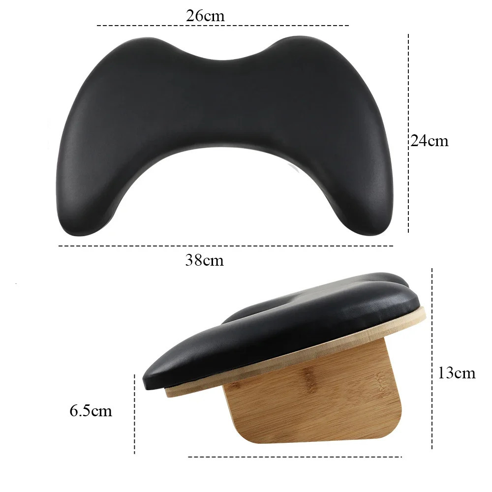 Lootaan Two Hands Nail Art Hand Pillow Log Beveled PU Leather Manicure Table Stand Holder Arm Hand Rest For Nails Home Salon 241209