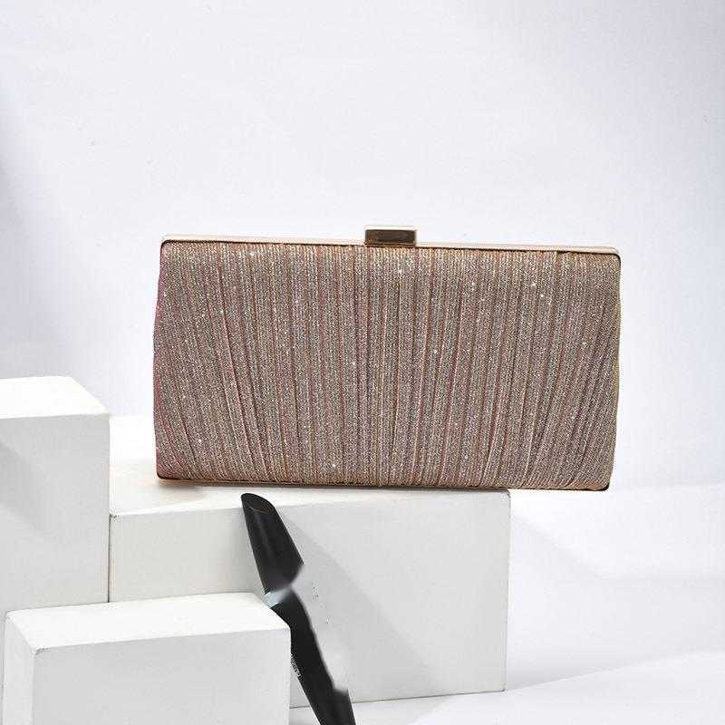 European Style Solid Color Dinner Bag Banquet Bag New Clutch Bag Fashion Simple Bag Celebrity Handbag 240920
