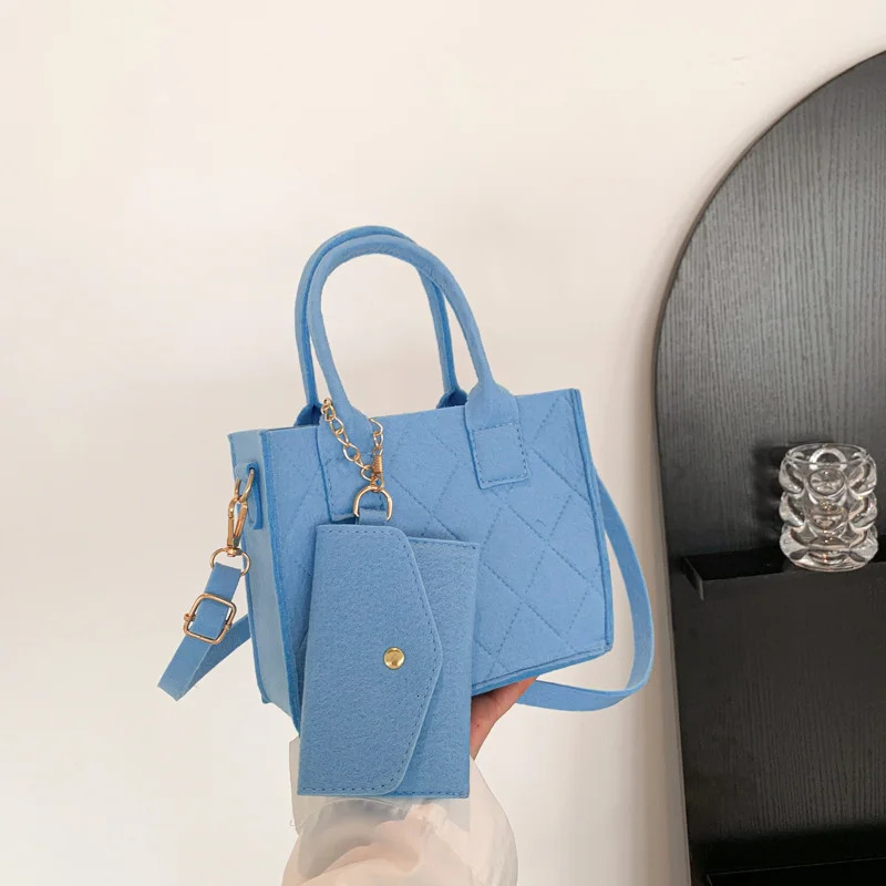 New Zipper Crossbody Bag Solid Color Felt Shoulder Bag Designer Handbag Casual Designer Women s Crossbody Bag Trendy Bag bag
