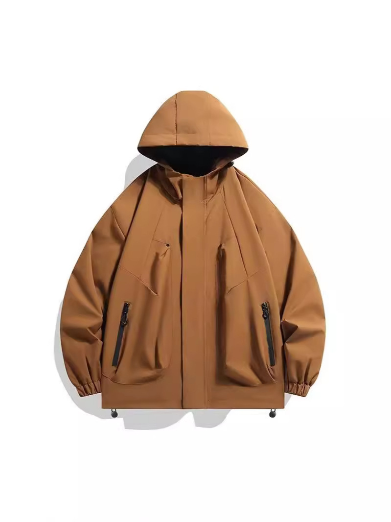 Windbreaker Men Tactical Jacket Waterproof Outdoor Hooded Coat Sports Military European Size S-3XL Field Climbing Thin Outwear