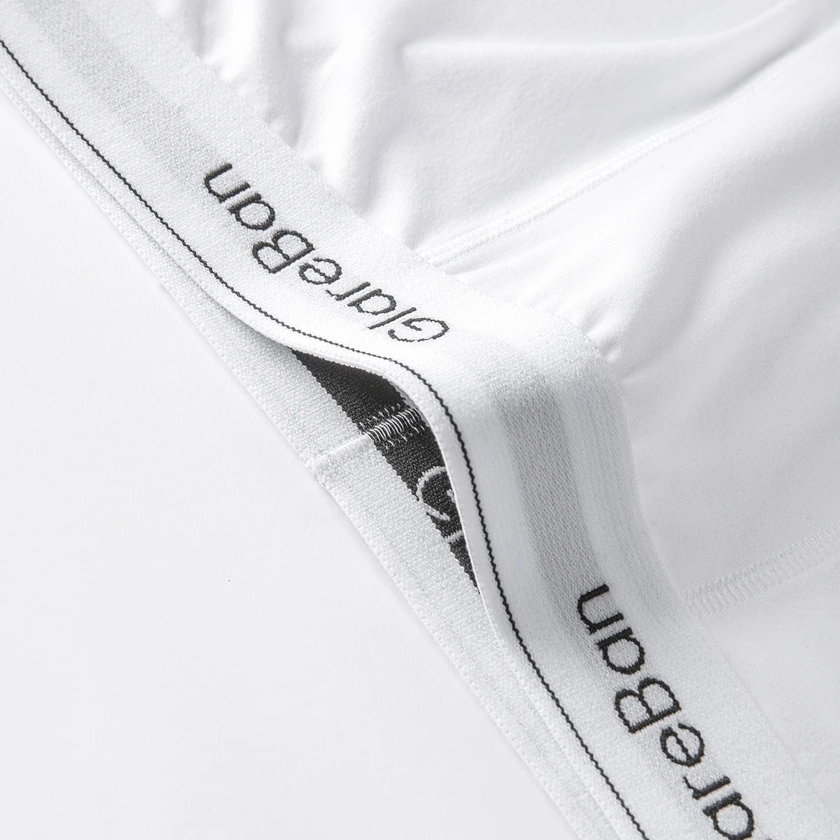 5pcs Pack MidLong White Boxer Shorts Men Underwear Male Underpants for Sexy Homme Boxershorts Box Panties Slips Set Lot 241209