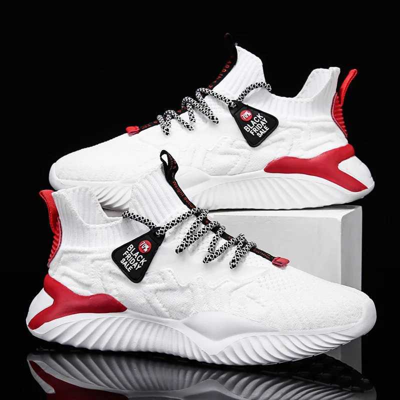 Mens Sneakers Breathable Running Shoes New Mesh Outdoor Casual Shoes Fashion Non Slip Vcanize Shoe Platform Lace Up Men Shoes Z250326