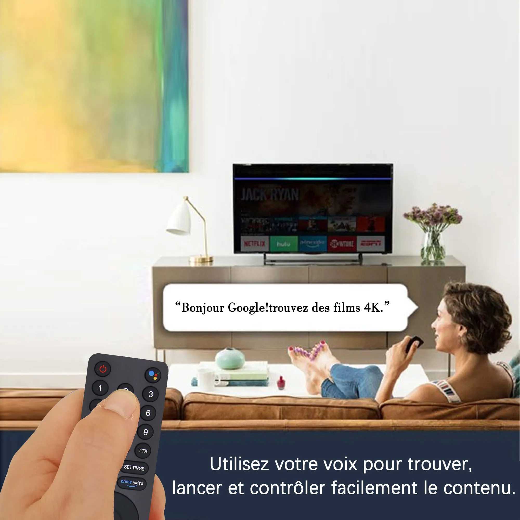 etooth Voice Remote Control Replacement Fits with Google Voice Assistant for MI TV P1 Q1 4S 4A L55MS-5A Q1E XMRM-010XJ241210