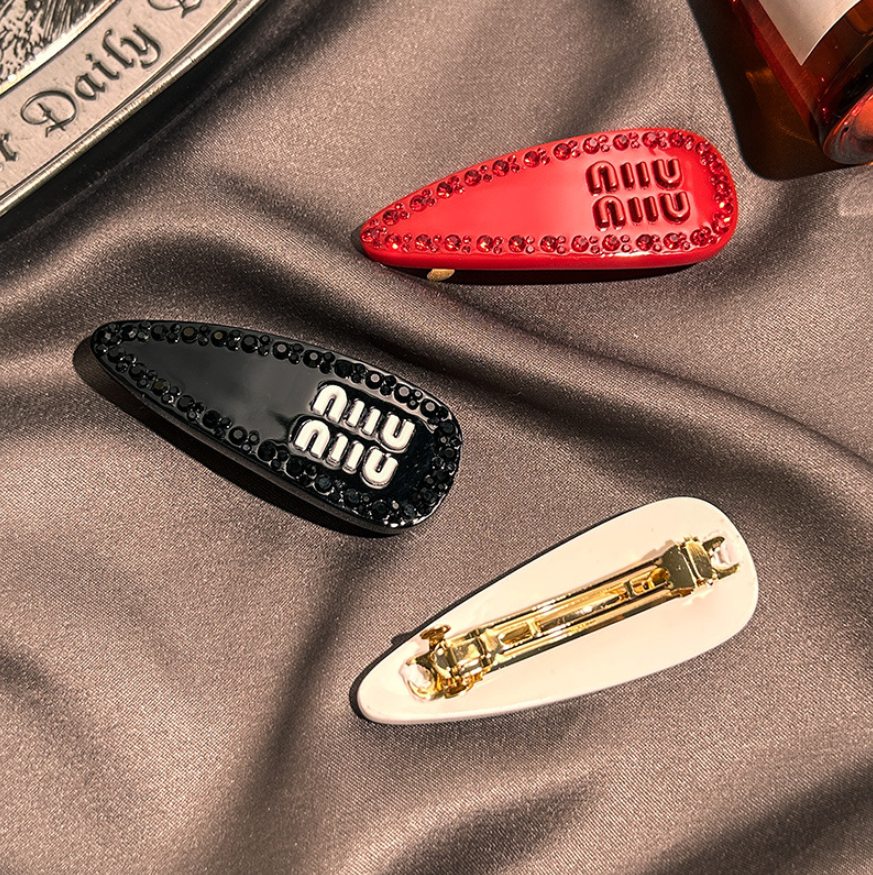 Luxury Candy Colors Diamond Hair Clips Hairpins Women Charm BB Barrettes Drop Hairclips Hair Pin Hair Accessories gift