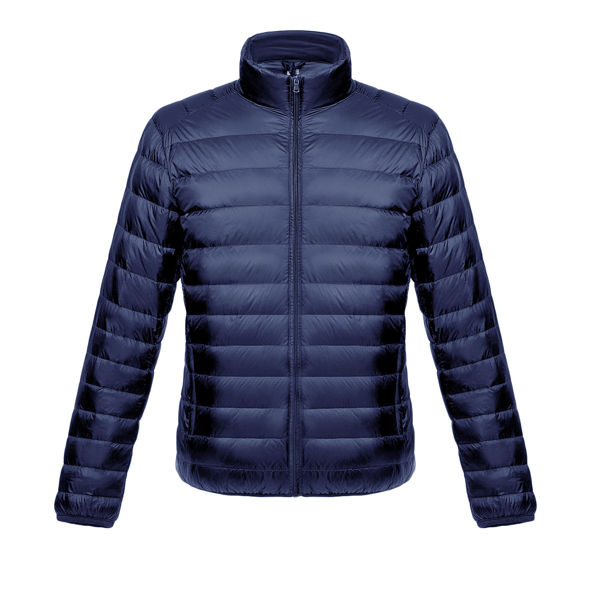M12103 Men's lightweight down jacket, men's stand collar winter jacket, plus size men's clothing