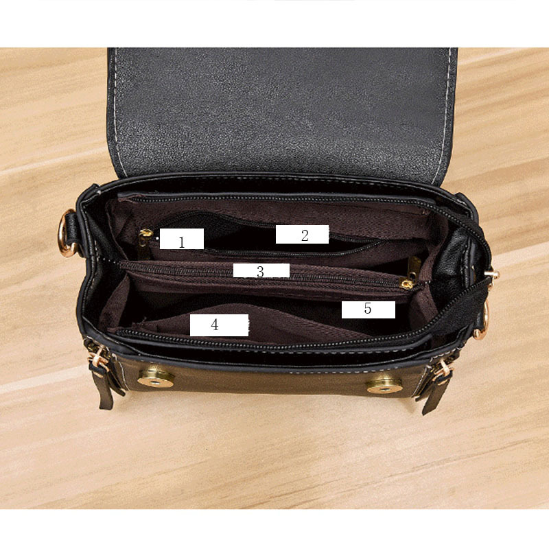 New crossbody bag designer handbag with large capacity and multiple pockets fashionable European and American shoulder style women s bag bag
