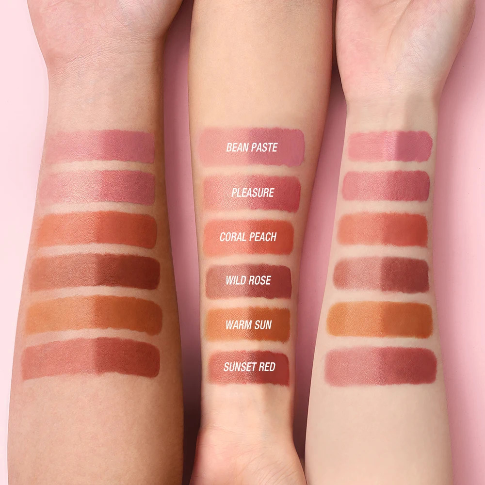 Liquid Blush Face Blusher Moisturizing Long Lasting Natural Silky Weightless Matte High Pigment Matte Blush Face Makeup 241209