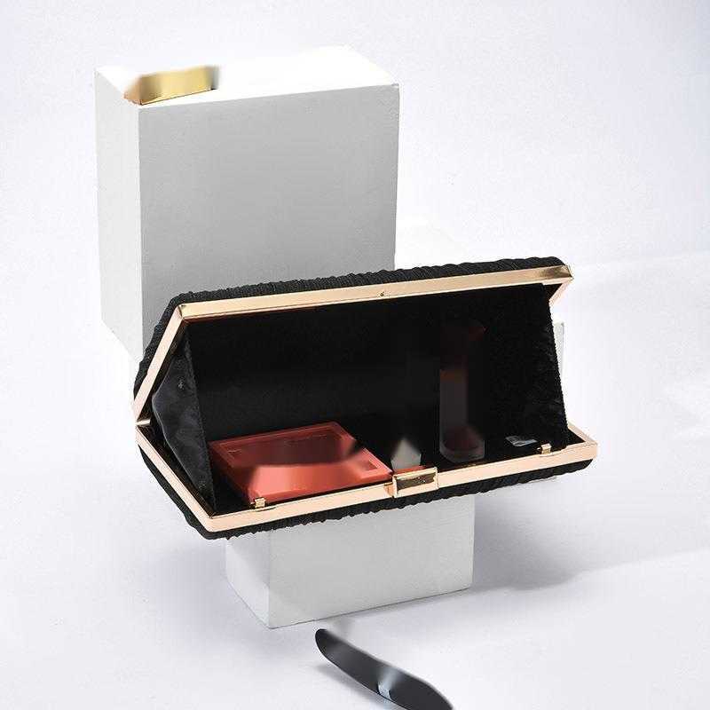 European Style Solid Color Dinner Bag Banquet Bag New Clutch Bag Fashion Simple Bag Celebrity Handbag 240920