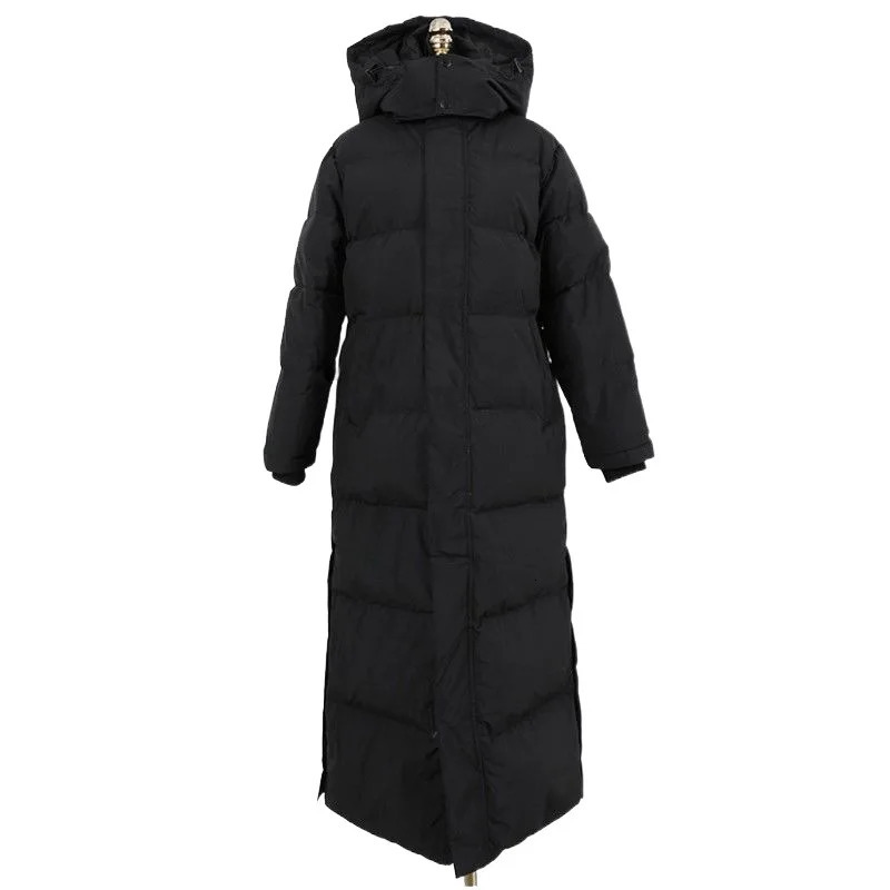 Long winter jacket Parka Maxi XLong womens casual loose clothing cotton down 241209