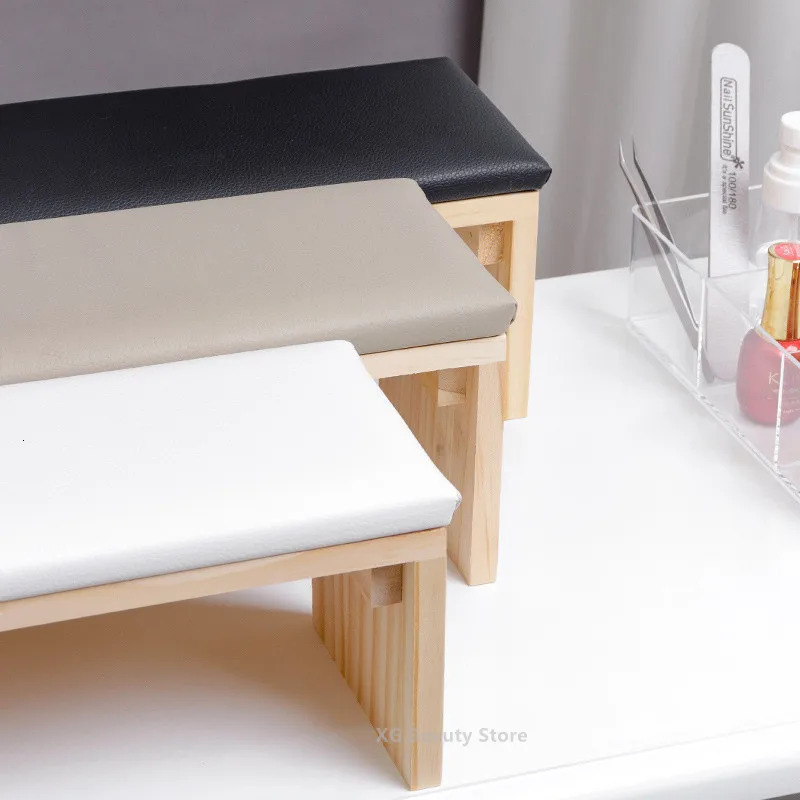 1PC White PU Leather Nail Cushion Pillow Nail Hand Pillow Manicure Stand Arm Rest For Nails Nail Table Manicure Table Nail Mat 241209