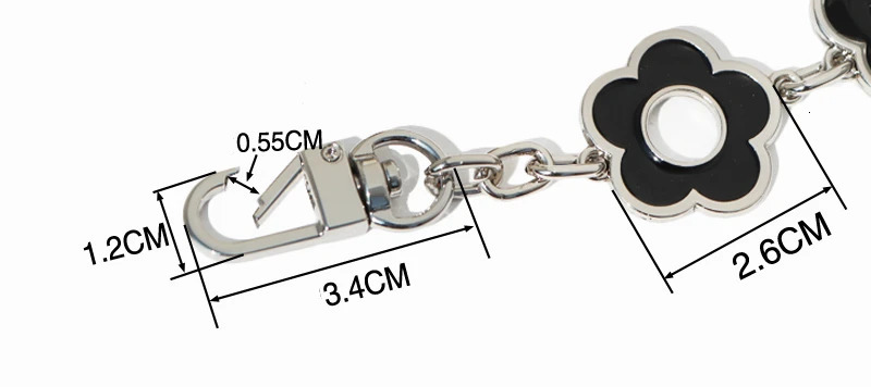 Chain Silver Metal Chain Handbag Bag Wallet Talisman Replacement Accessories Quality 241205