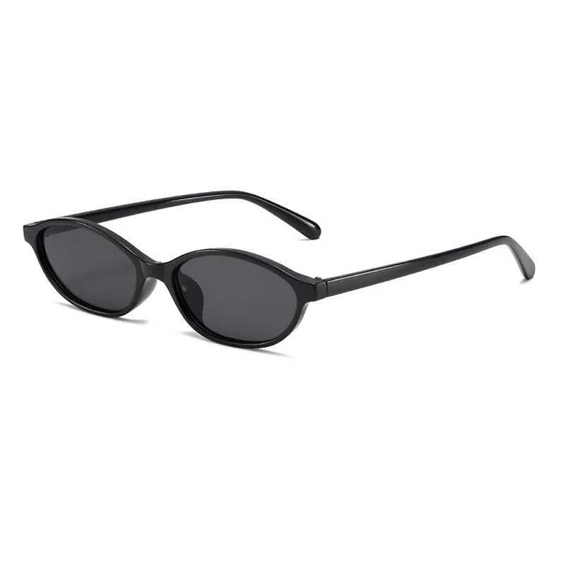 Sexy oval shaped womens sunglasses 2024 new leopard brown hot sunglasses womens retro color sunshade glasses W241210