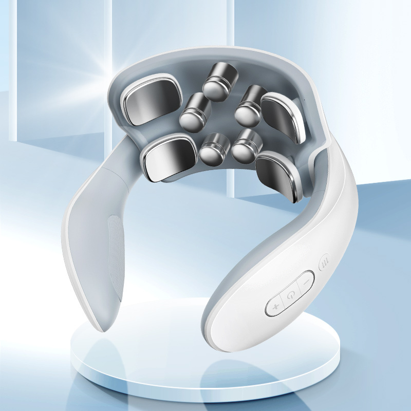 Smart Instrument Portable Shoulder Neck Massage Cervical Vertebra Health Care Vibrator Heating Relieve Pain Muscle
