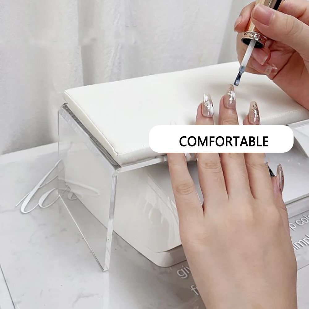 Acrylic Nail Hand Rest PU Leather Nail Manicure Table Hand Rest for Nails Stand for Manicure Repose Main Pour Onglerie 241209