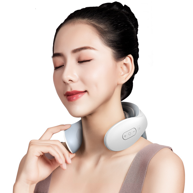Smart Instrument Portable Shoulder Neck Massage Cervical Vertebra Health Care Vibrator Heating Relieve Pain Muscle