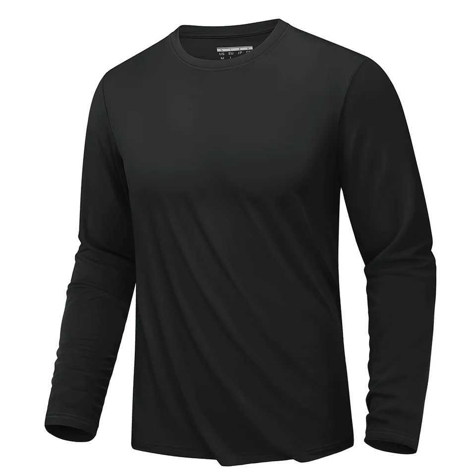 Mens Sunscreen Summer Official Website Long Sleeve Quick Drying Mens T-shirt Breathable Hiking Fish Performance Top UV Protection W241210