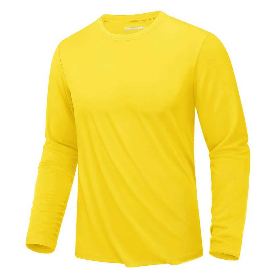 Mens Sunscreen Summer Official Website Long Sleeve Quick Drying Mens T-shirt Breathable Hiking Fish Performance Top UV Protection W241210