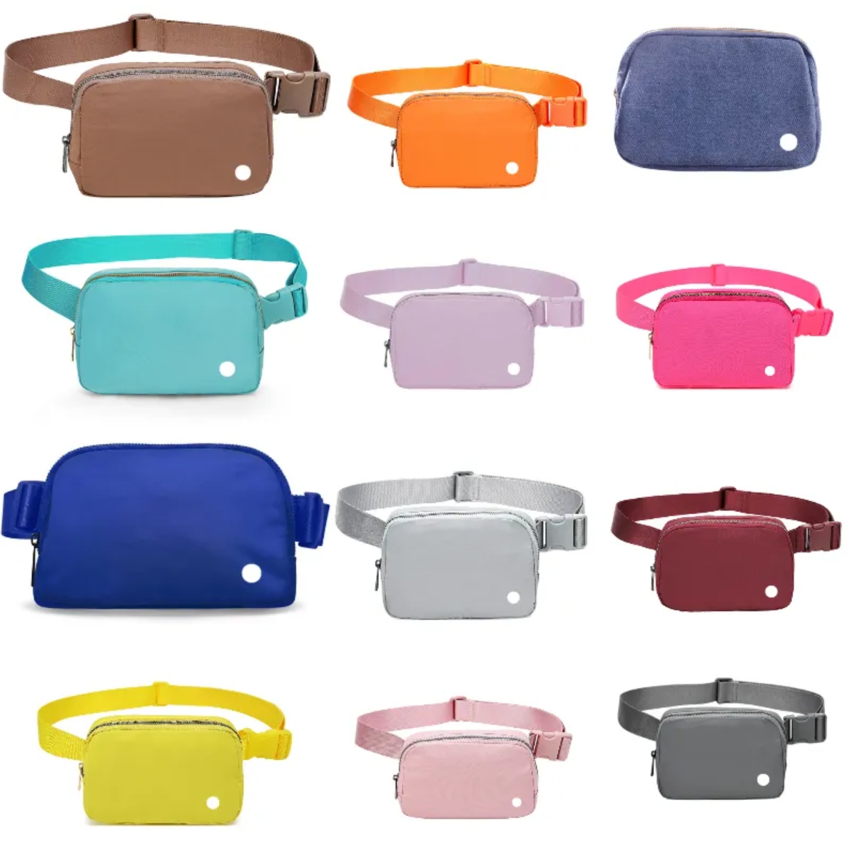 Bumbag Handbag Everywhere Waist Bags Belt Fanny Pack Designer Womens Nylon Mens Bum Chest Sports Clutch Yoga Bag Shoulder Cross Body Large Capacity 1210Z