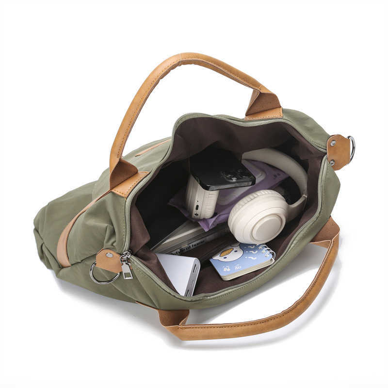 Large Capacity Shoulder Diagonal Cross Women's Bag Nylon Bag Women's Wind Postman Tote Women's Bag 241215