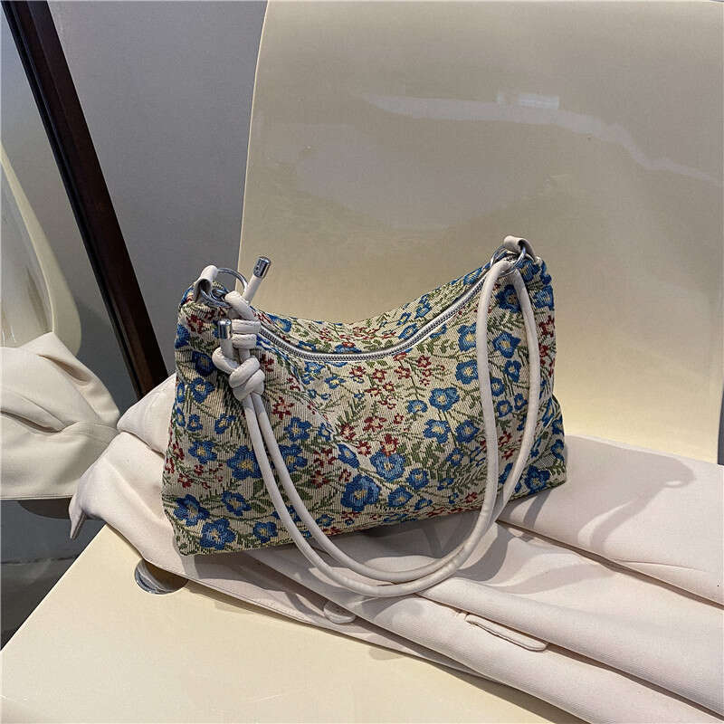 New Women's With Large Capacity And Western Style Autumn Single Shoulder Underarm Simple Leisure Tote Bag Fashion Quality Classic B2