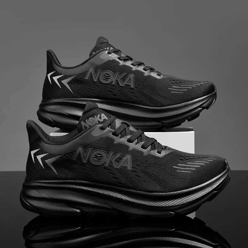 NEW 2025 Marathon Air Cushion Men Sports Running Shoes Carbon Plate Breathable Lightweight Cfortable Athletic Nonskid Sneakers Z250326