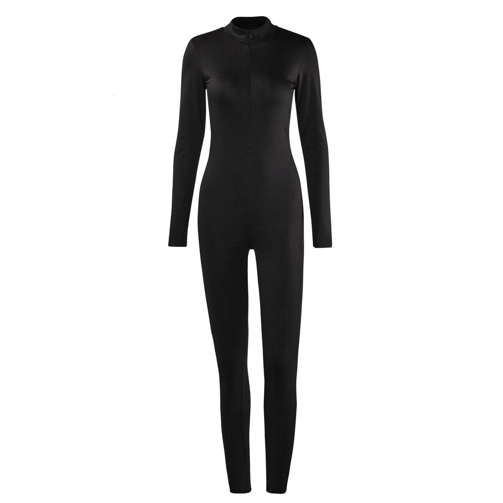 Kliou Solid Black Tight Hoodie Womens Sports Summer Fitness Long Sleeve Zipper Elastic 241209