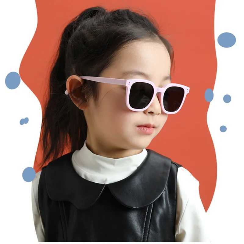 Childrens small frame square sunglasses designer fashion sunglasses for girls boys outdoor blackout glasses UV400 Gafas De Sol W241210
