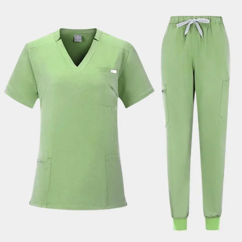 Tops Pant Women Scrubs Uniforms Hospital Doctors Scrub Sets Nurses Accessories Dental Clinic Beauty Salon Workwear Suit 241209