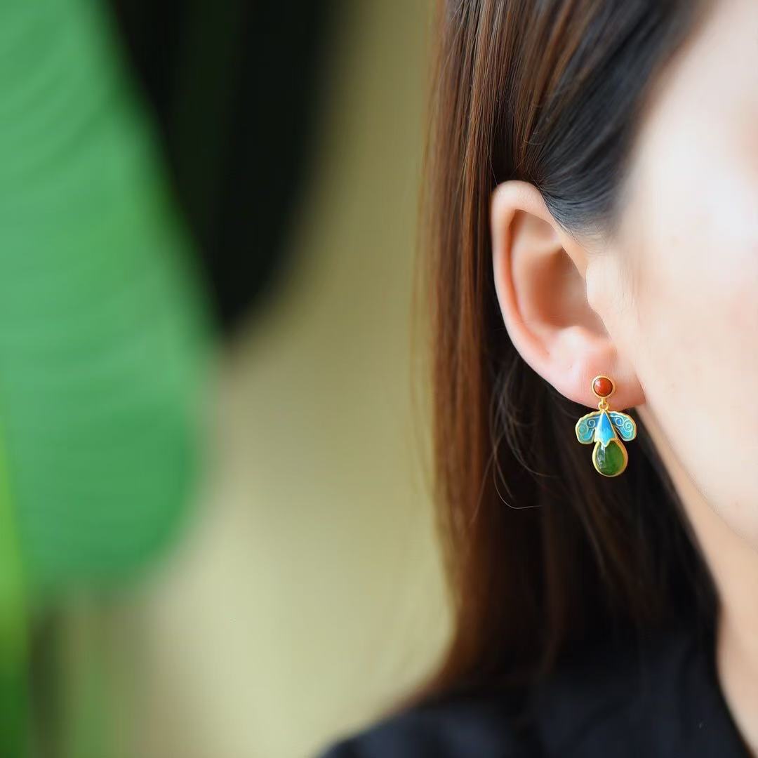 Luxury earring Gold Designer earring Copper material with box Gold stud with diamonds Valentine's Day gift sliver earrings for women fashion earring