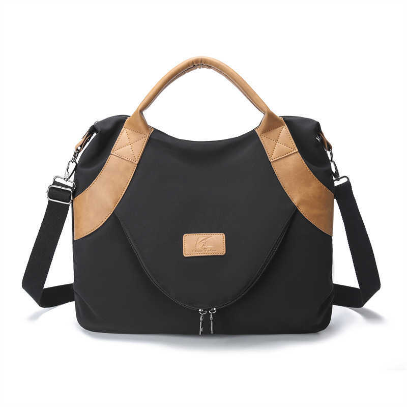 Large Capacity Shoulder Diagonal Cross Women's Bag Nylon Bag Women's Wind Postman Tote Women's Bag 241215