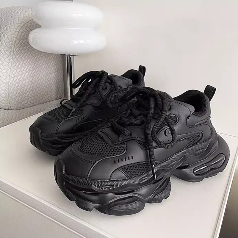 2024 new Dad shoes sports shoes with leisure autumn and winter breathable thin men's shoes to raise shoes