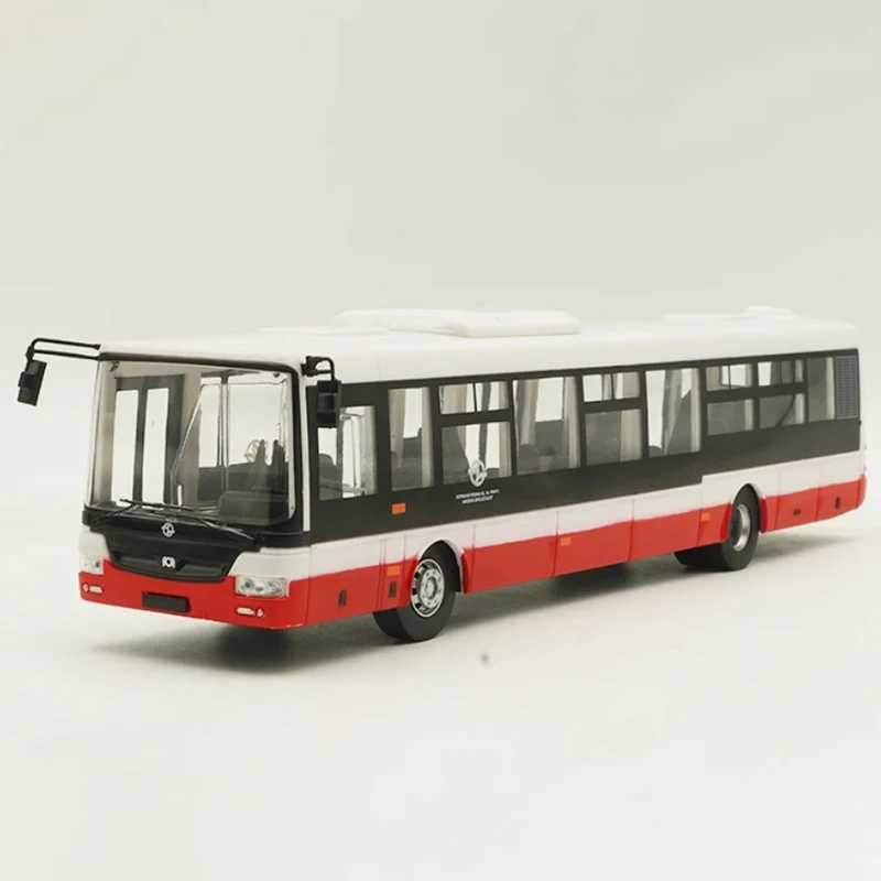 Diecast 1 43 Scale Autobus SOR NB12 MHD Praha Alloy Bus Simulation Model Static Decoration Souvenir Gifts for Adult Boy X241209