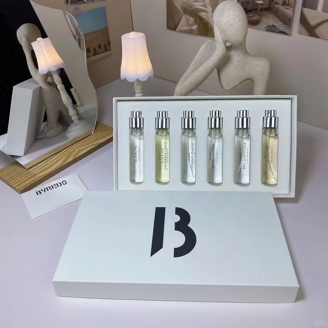 LA SELECTION 12ml*6pcs Perfume Set Super Cedar Blanche Mojave Ghost Bal Dafrique Rose of no man's land Gypsy Water Fragrance EDP Travel Cologne S