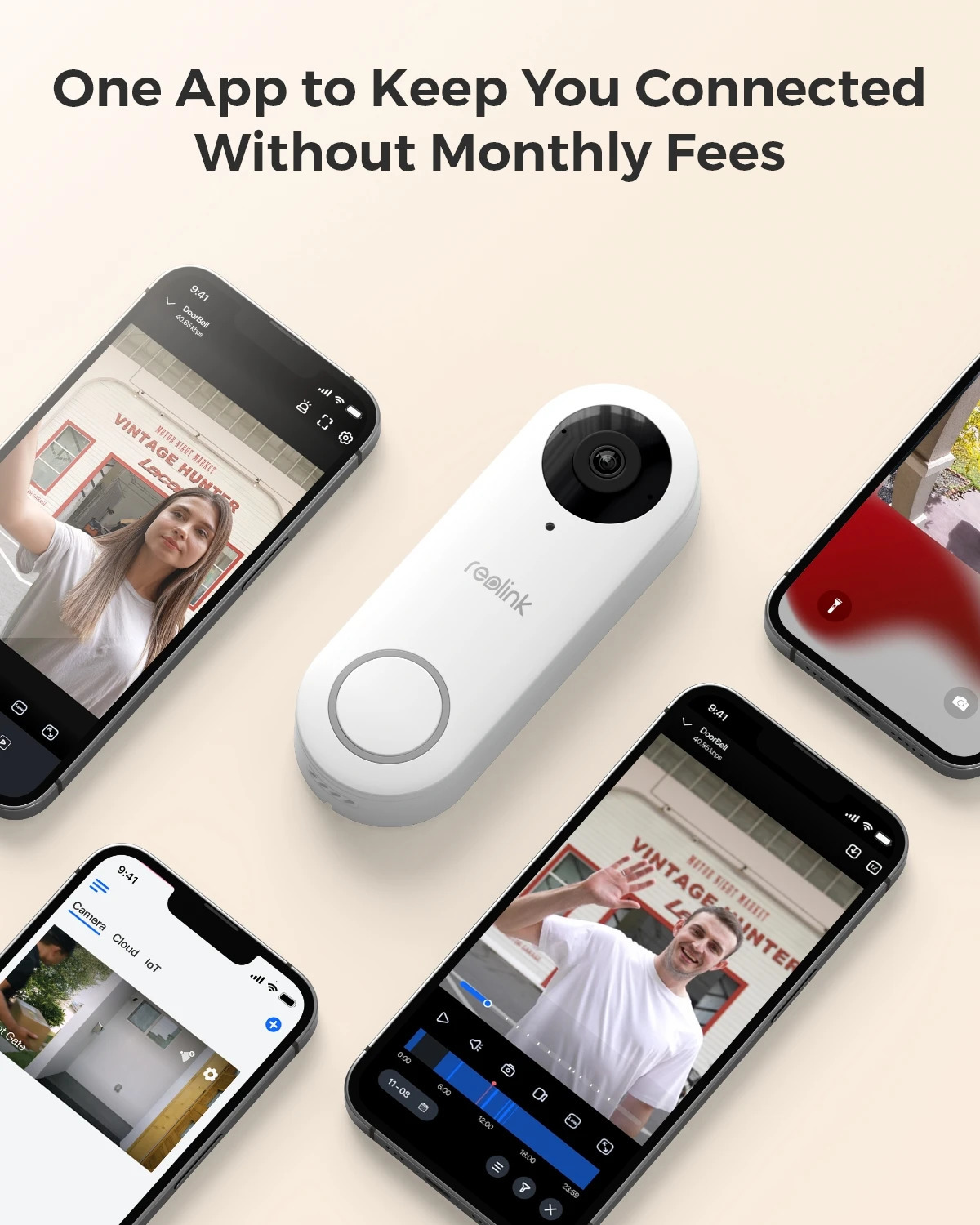 Reolink Smart 2KPoE video doorbell wired video intercom with Chime Human Detection 2-channel audio doorbell support Alexa 241209