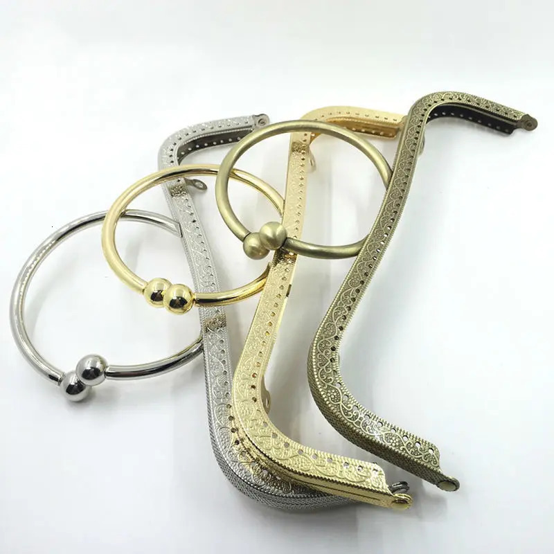 10pcs 22cm metal wallet frame buckle used for making DIY clutch bag accessories square lock hardware 241205