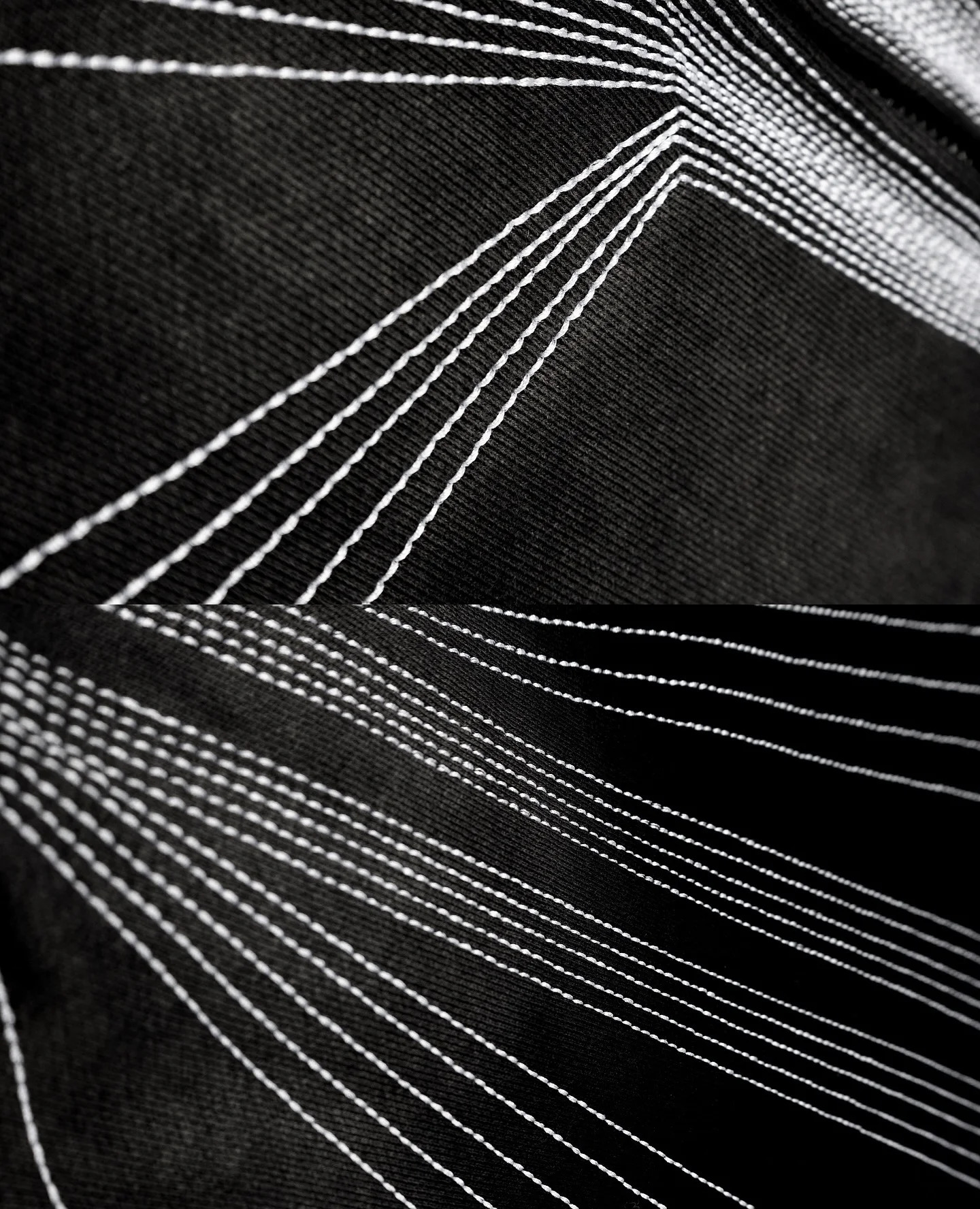 GLEAM Retro Gothic Fashion Zipper Hoodie Mens Punk Rock Line Geometric Pattern Embroidery Loose Jacket Thick Coat 241205