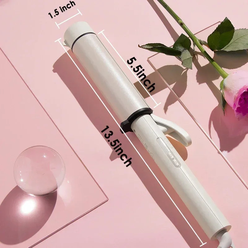 NOVUS 40MM Hair Curlers 4000W Negative Ion Ceramic Care Big Wand Wave Hair Styler Curling Irons Fast Heating Wavers Styling Tool 241209