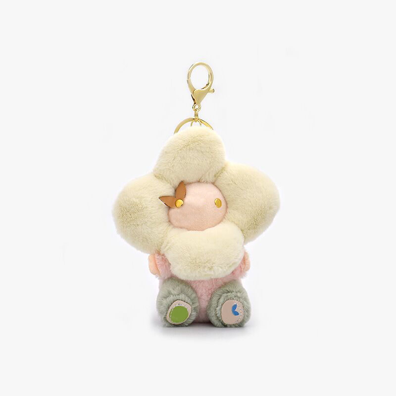 Purse charms keychain wallet flower doll keyring plush lanyards decoration fashion men women bag decor gift key buckle simple 250615
