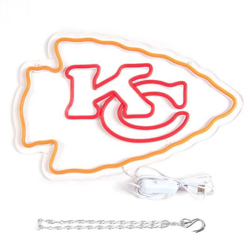Neon light wall decoration mens cave or garage birthday gift mens football or rugby team bar dormitory party decoration game room X241210