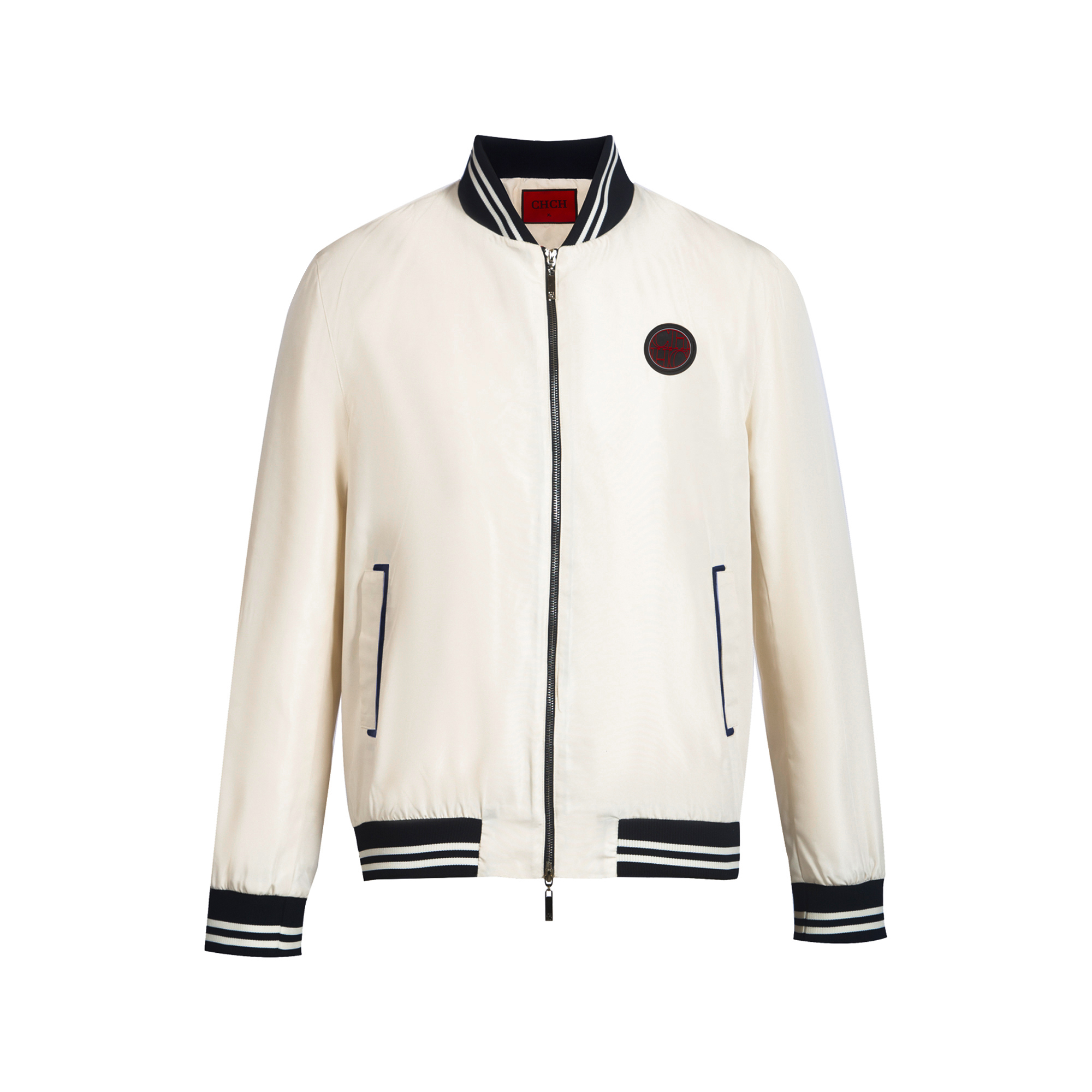 Men's Jacket O Neck Zipper Design Baseball Pocket Casual Tops Fashion Men Coats Outwear Autumn Winter Loose Jackets