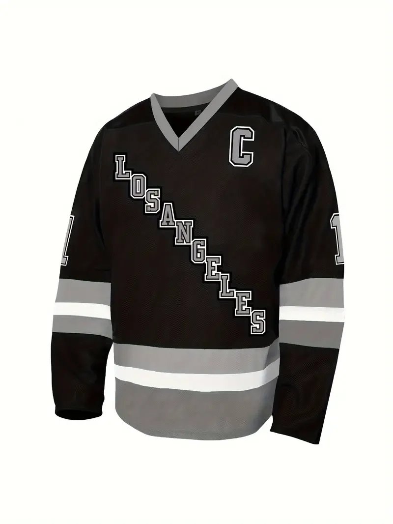 #99 Gretzky #11 Kopitar Classic Breathable Los Angeles Retro Ice Hockey Jersey - Embroidered Pullover Sweatshirt for Men women youth Perfect for Parti