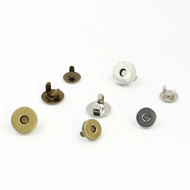 14/18mm strong magnetic buckle button stamping rivet for handbag wallet craft bag accessories DIY 241205