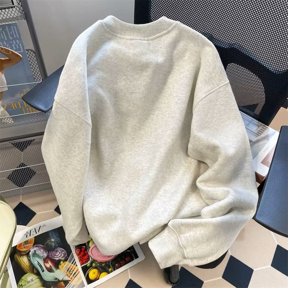 Trendy Sweatshirt Coat Front Pockets Warm Zipper Lamb Wool Jacket Men and Woman Winter Pure Color Plush Lined Cardigan Hoodie