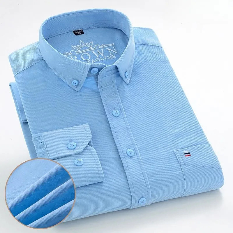 Cotton Corduroy long sleeved mens retro durable scratch resistant casual jacket 241209