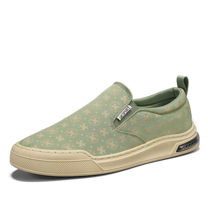 2025 Spring New Men's Sports Low-top Lazy Man A Slip-on Canvas Breathable Casual Foot Shoes Men