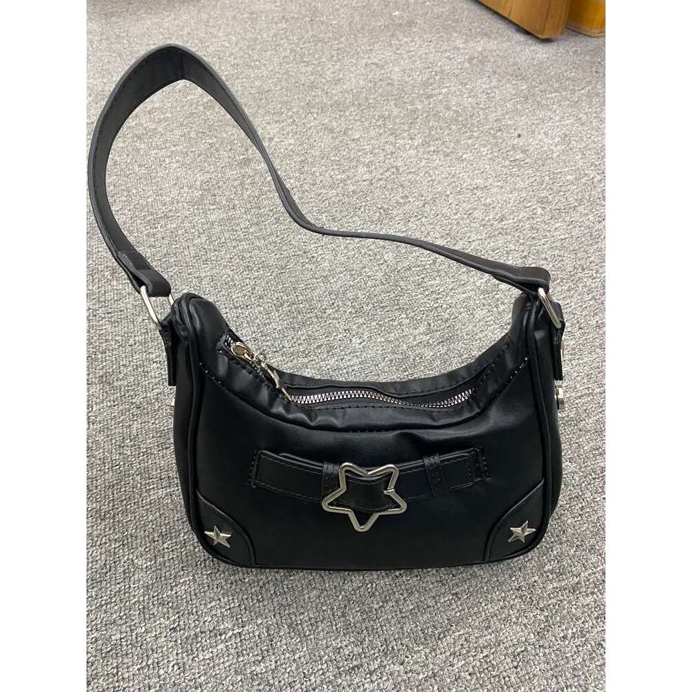 Leisure Wind Moon Tooth New Versatile Casual Shoulder Star Spicy Girl Underarm Bag Female Fashion Quality Classic B3