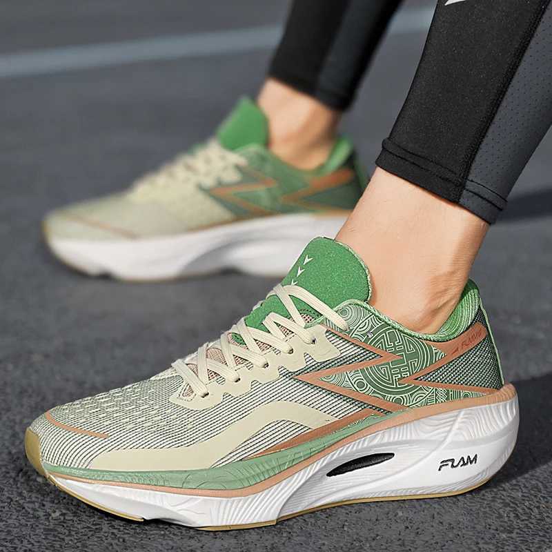 Big Size 45 Marathon Shoes Men Casual Sneakers Carbon Plate Cfortable Lightweight Athletic Sports Running Shoes Hiking Jogging Z250326