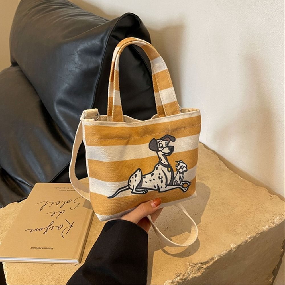 New Women's Slant Shoulder Fashion Personalized Letter Painted Canvas Designer Women's Makeup Mouth Red Envelope Large Capacity Trendy Handb