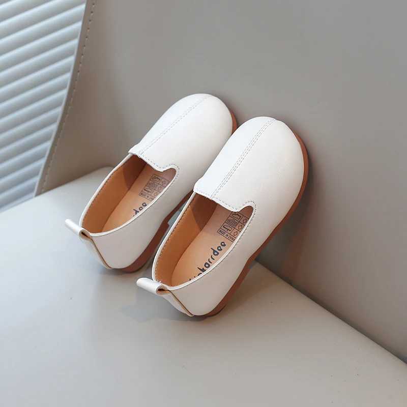 Girls Loafers Casual Autumn Solid Color Daily Slip-on Kids Flat Shoes Shallow Flexiable Trendy Comfy Children Shoe 21-34XJ241209